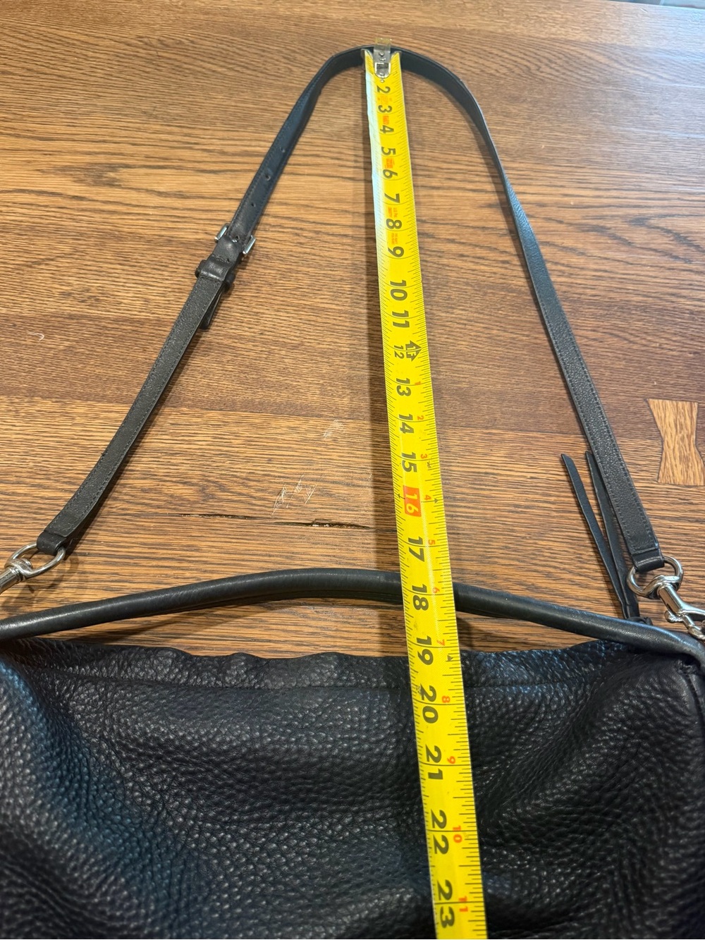 Coach Black Pebbled Leather Shoulder Hobo - Picture 8 of 8
